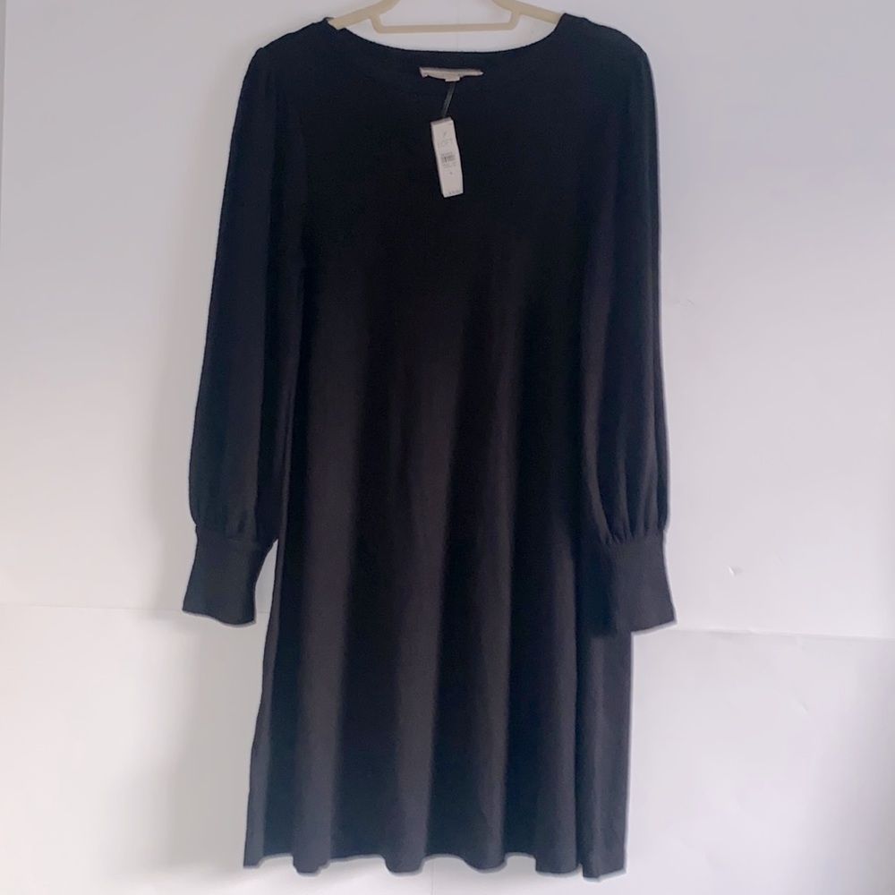 LOFT BLACK DRESS size M